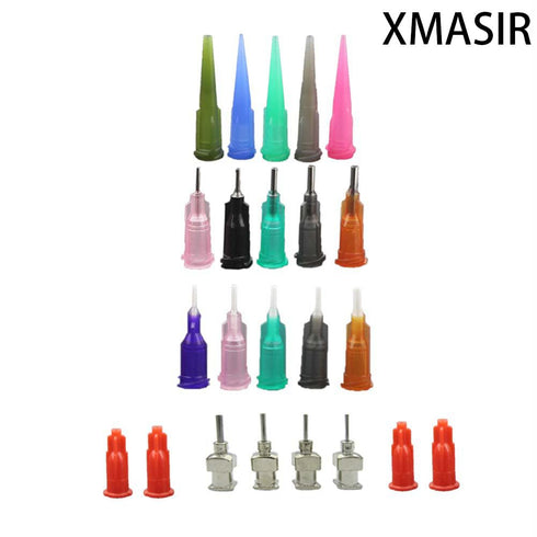 Xmasir Jagua Henna Applicator Bottles Kit for Tattoo Body Paint, Multi-Purpose Precision Set, 4 Pcs