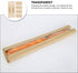 HONITANO 50pcs Packaging Kraft Paper Bread Bags with Window for Baguette Loaf Disposable Paper Bags for Homemade Bread