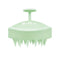HEETA Scalp Massager Hair Growth, Soft Silicone Bristles for Dandruff Removal and Scalp Exfoliation, Lime Green