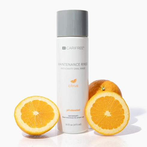 Recommended, CTx3) CariFree Maintenance Rinse, Citrus Flavored, Anti-Cavity Fluoride Mouthwash, Dentist Prevents Oral