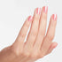 OPI Nail Lacquer Nail Polish | Sheer Light Nude Pink Shimmer | Vegan, Fast Drying, Chip Resistant, Streak Free
