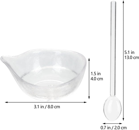 Zerodeko Face Mask Mixing Bowl Set, DIY Facemask Mixing Tool Kit with Spoon for Ladies and Girls