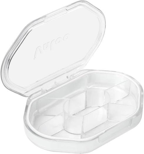HENOROFEAR Day Weekly Pill Organizer,7 Compartments Travel Pill Dispenser,Small Pill Box for Pocket