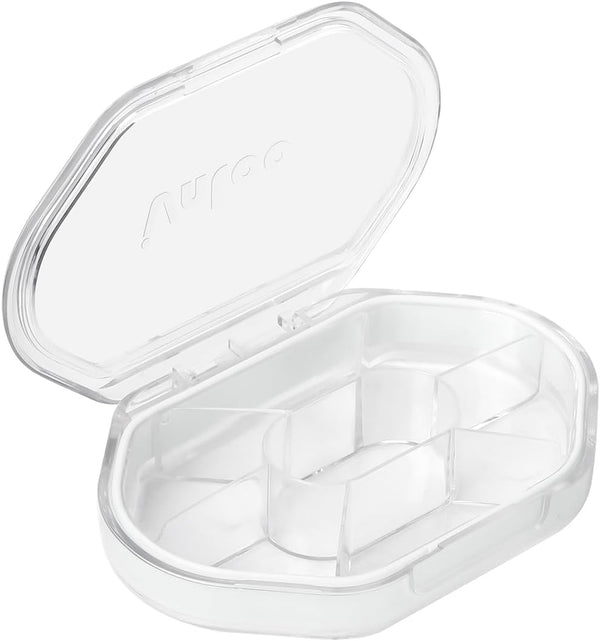 HENOROFEAR Day Weekly Pill Organizer,7 Compartments Travel Pill Dispenser,Small Pill Box for Pocket