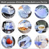 Yinceber (13.6" Silicone Dishwashing Gloves, Pet Grooming Rubber Scrubbing for Dishes, Sponge Wash Cleaning
