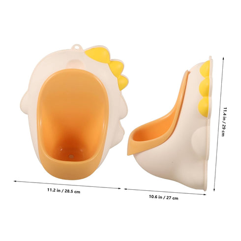 Potty Training Urinal for Boys Cartoon Dinosaur Wall-Mounted Design Safe and Encourages Toilet Use for Toddlers Fun