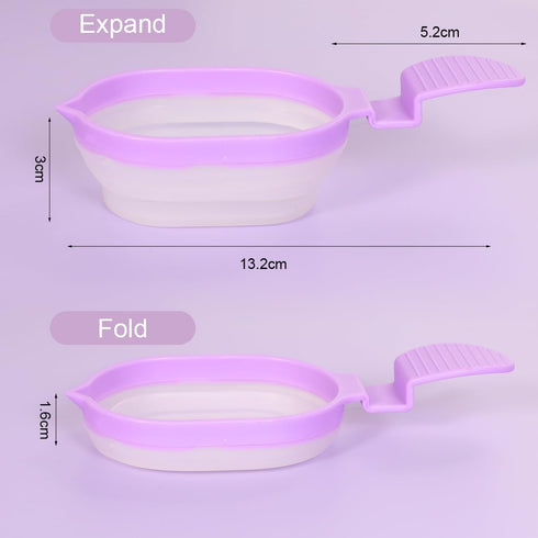 VPOOZZ 2 Pack Urine Cups for Ovulation & Pregnancy Tests Reusable Pee Cup Collapsible Specimen Container Urine Sample