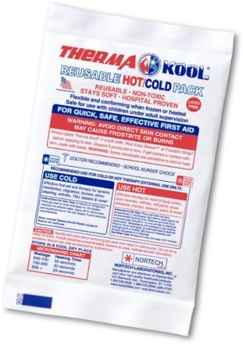 Reusable Hot Cold Gel Pack, Mini/Face Size 4" x 6" - 25/Case
