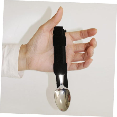 Mobestech Disabled Cuff Eating Assistance Hand Strips, Universal Cuff for Holding Utensils, Adaptive Aid Strap