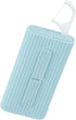 Portable Dental Floss Case, Automatic Floss Pick Organizer with 10 Floss Picks for Teeth Cleaning, Blue