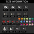Teenitor Self Adhesive Face Gems and Pearls for Makeup, Festival Jewels, Rhinestone Stickers for Crafts
