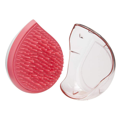 Michel Mercier Travel Hair Brush - Compact Wet Dry Detangling Brush for Curly Hair, Fine Hair, for Women and Men