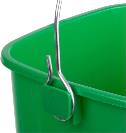 KP97RDNBL/KP97GNNBL Square Pail for Cleaning, 3quart, Small, Red and Green, Set of 2