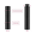 Tekson 10ml Travel Perfume Atomizer Refillable, Mini Cologne Spray Bottle, Small Coffee Spray Bottle (Black)