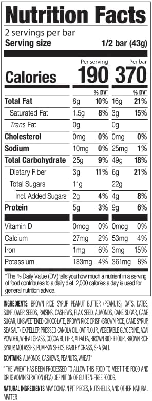 PROBAR Meal Bar, Superfood Slam, Non-GMO, Gluten-Free, Healthy, Plant-Based Whole Food Ingredients, 3 Ounce (Pack of 12)