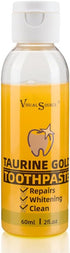 visualsource Tooth Whitening Gel,2OZ(60ML) Taurine Gold Toothpaste Repair Whitening Clean Freshen Breath Clean