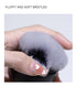 Oval Foundation Makeup Blender, Kabuki Brush for Liquid or Cream Makeup, Dense Synthetic Bristles