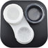 HAHIYO Contact Lens Case Kit with Mirror, Durable Leakproof Holder for Left/Right Eyes, 2 Pack