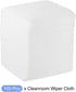 Cleanroom Wipes Lint-Free (9.8" x 9.8") 100pcs, Nonwoven Polyester Blend Wiping Cloth for Automotive, Electronics