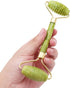 LadyCent Slimming Roller-1 Jade Stone Facial Massage Roller, for Face Eye Face Neck Natural Massager Guasha Scraper