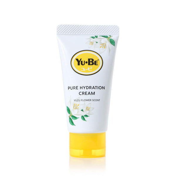 Yu-Be Yuzu Pure Hydration Cream - Vegan Body & Hand Lotion for Sensitive Skin, 1.35 Fl Oz