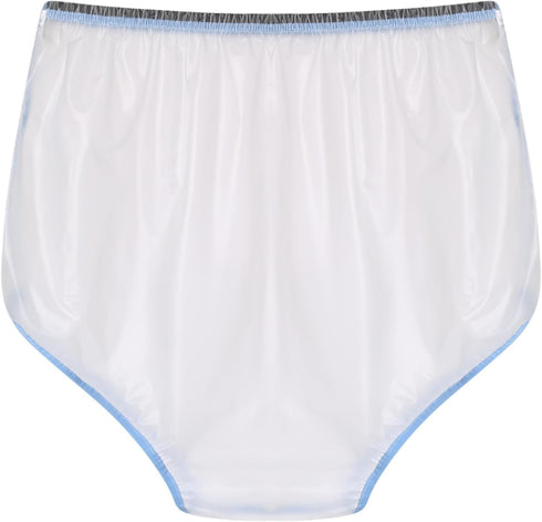 Mufeng Adults Waterproof Sticker Diaper Cover Plastic Briefs Incision Protector for Bathing
