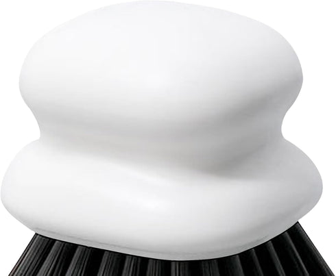 Pans(2Pack +2Pack Dish Brush with Handle, Kitchen Scrub Brushes for Cleaning, Dish Scrubber with Nylon bristles