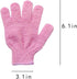 Exfoliating Gloves, 5 Pcs, Skin Exfoliator for Body, Shower Gloves, Scrub Gloves Exfoliating, Exfoliating Body Scrub Gloves, Loofah Glove, Exfoliation Mitt, Bath Gloves