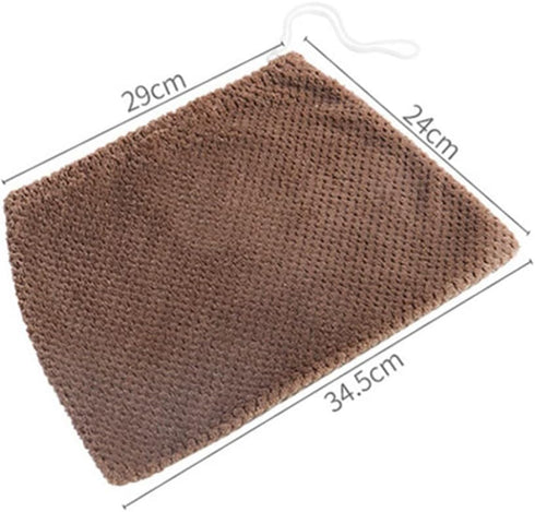 Healvian 2PCS Reusable Floor Cleaning Cloth, Cotton Mop Pad for Wet & Dry Cleaning, Lazy Broom Cover