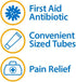 Globe (4 Pack Triple Antibiotic + Pain Relief Ointment 1oz, First Aid Antibiotic, Soothes Pain, Cuts, Burns and Scrapes, 24 Hour Infection Protection