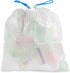 Ultrasac 8 Gallon White Drawstring Trash Bags, Fresh Scented, 0.7 MIL, Pack of 100