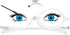 OCCI CHIARI Makeup Reading Glasses, Flip Down Folding Cosmetic Readers for Women, Various Magnifications