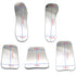 5Pcs Intraoral Mirrors, Thicker Coated Two-sided Reflector, Titanium Plated Glass