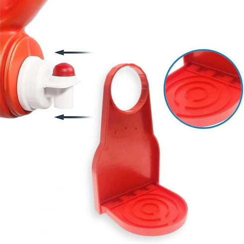 2 Pack Laundry Detergent Cup Holder, Drip Catcher Tray for Laundry Room - Red, No More Mess or Leaks