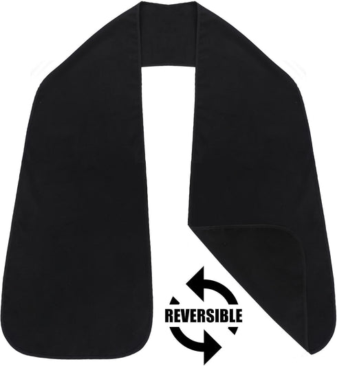 Silicherry 6 Pcs Adult Bibs Scarf for Eating Dignity Dining Protectors Scarf Bibs for Elderly Senior Citizens
