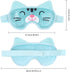 NEWGO Kids Ice Pack Eye Mask, Reusable Hot Cold Therapy Gel Eye Mask with Soft Plush Backing