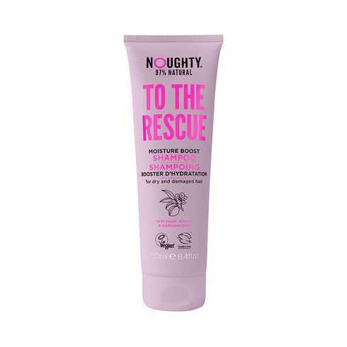 Noughty 97% Natural To The Rescue Moisture Boost Shampoo, Sulphate Free Vegan Haircare, 250ml