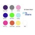 10 Rolls Orthodontic Braces Rubber Chains, 15'' Spools with Mix Colors, Closed, Short, Long Filaments