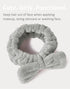 Cute Bow Spa Headbands for Women, Soft Coral Facial Shower Head Wraps for Makeup Washing Face Skincare