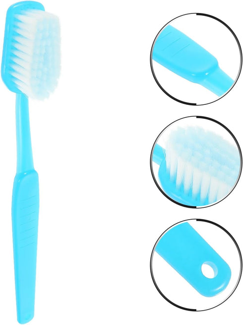 ibasenice Giant Toothbrush Prop, Oversized Demonstration Toothbrush for Halloween Party Decor, Sky-blue