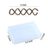 Spiral Bobby Pins Brown, 20 Pcs Premium Spin Pins for Hair with Storage Tin, Non Scratched Twist Screw