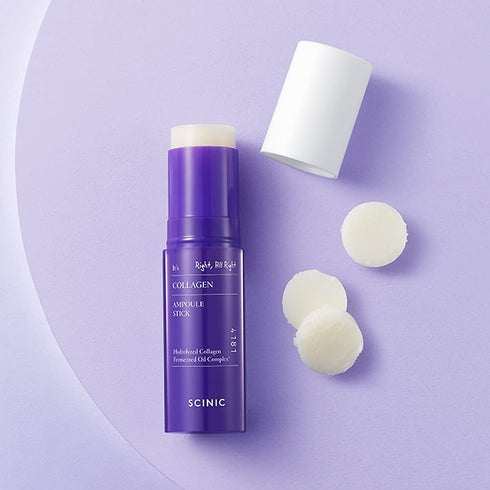 SCINIC Collagen Ampoule Stick 0.35fl.oz | Elasticity-Improving Collagen Multi-Stick for Radiant Skin