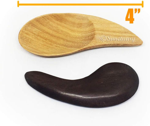 KingdomOfSmile Pack 2 Set Waterdrop, Waterdrop Spoon-Shape Gua Sha Scraping Massage Tool Body for Face Guasha Schima