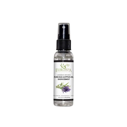 EuroSpa Aromatics Pure Eucalyptus Oil ShowerMist, All-Natural Premium Aromatherapy Essential Oils, 2oz