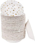50pcs Gold Stars Disposable Paper Bowls, 20oz Large Decorative Serving Bowls for Wedding & Birthday Parties