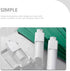 minkissy 3pcs Empty Airless Lotion Cream Pump Plastic Container - 30ml Refillable Cosmetic Bottle Dispenser