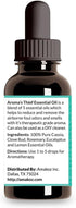 NaturoBliss Aroma's Thief Synergy Blend Essential Oils (Cassia Clove Rosemary Eucalyptus Lemon) - 1 Fl. Oz, 30ml