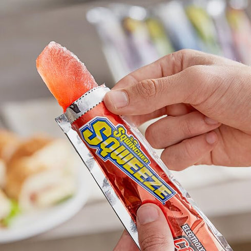 Sqwincher Sqweeze Electrolyte Freeze Pops | Assorted Flavors, 10 per Pack