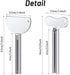 Yopolaz 2 Pack 2) Tube Squeezer - Stainless Steel Toothpaste Squeezer -Metal Manual Dispenser Hand Cream Tube Key