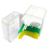 GARASANI Portable Disposable Plastic Curved Hook Toothpicks, Anti-Slip Handle Design, 300 Pcs
